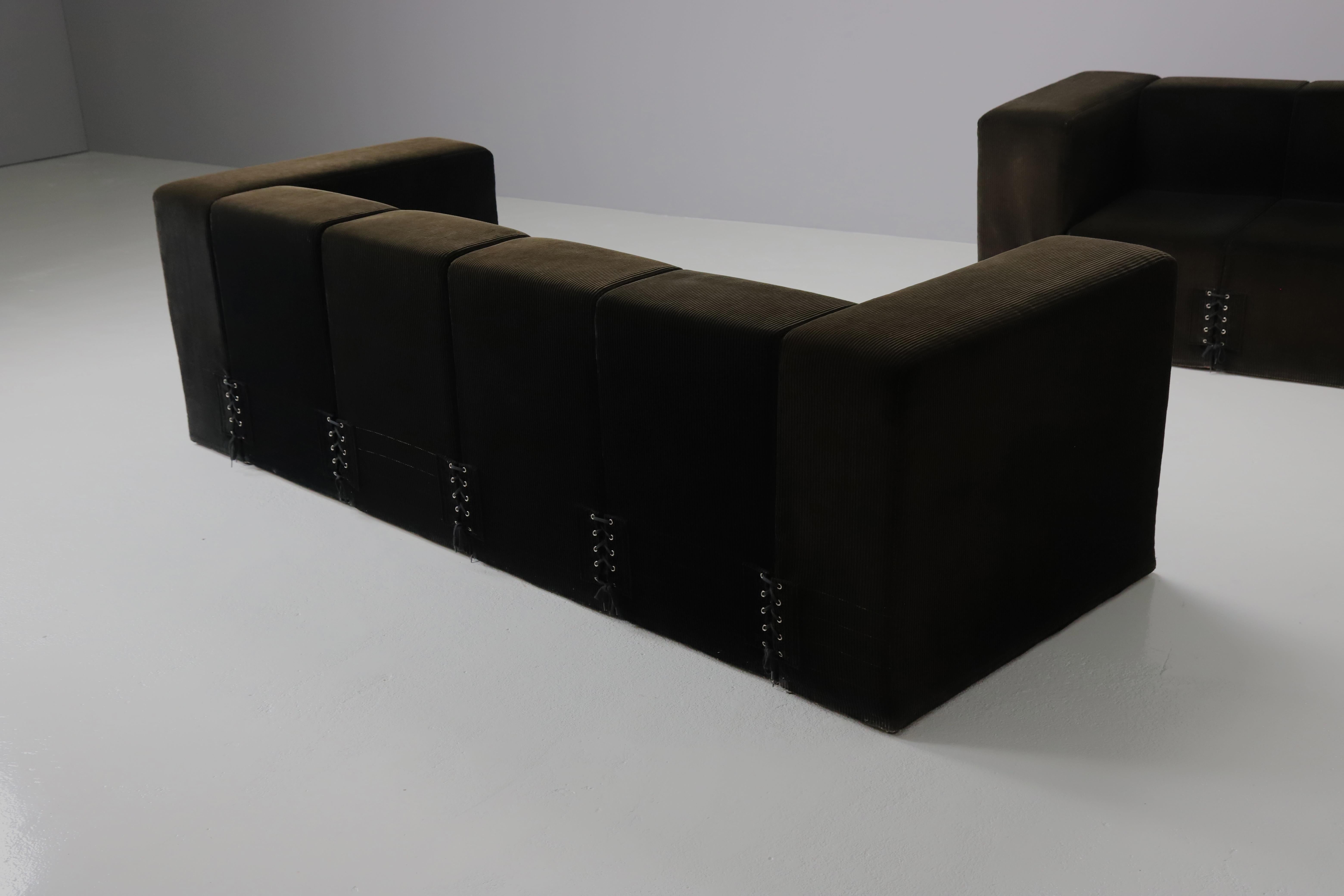 Seltene modulare Sofas „Elefante“ von Roberto Pamio für Stilwood, 1973 im Angebot 7