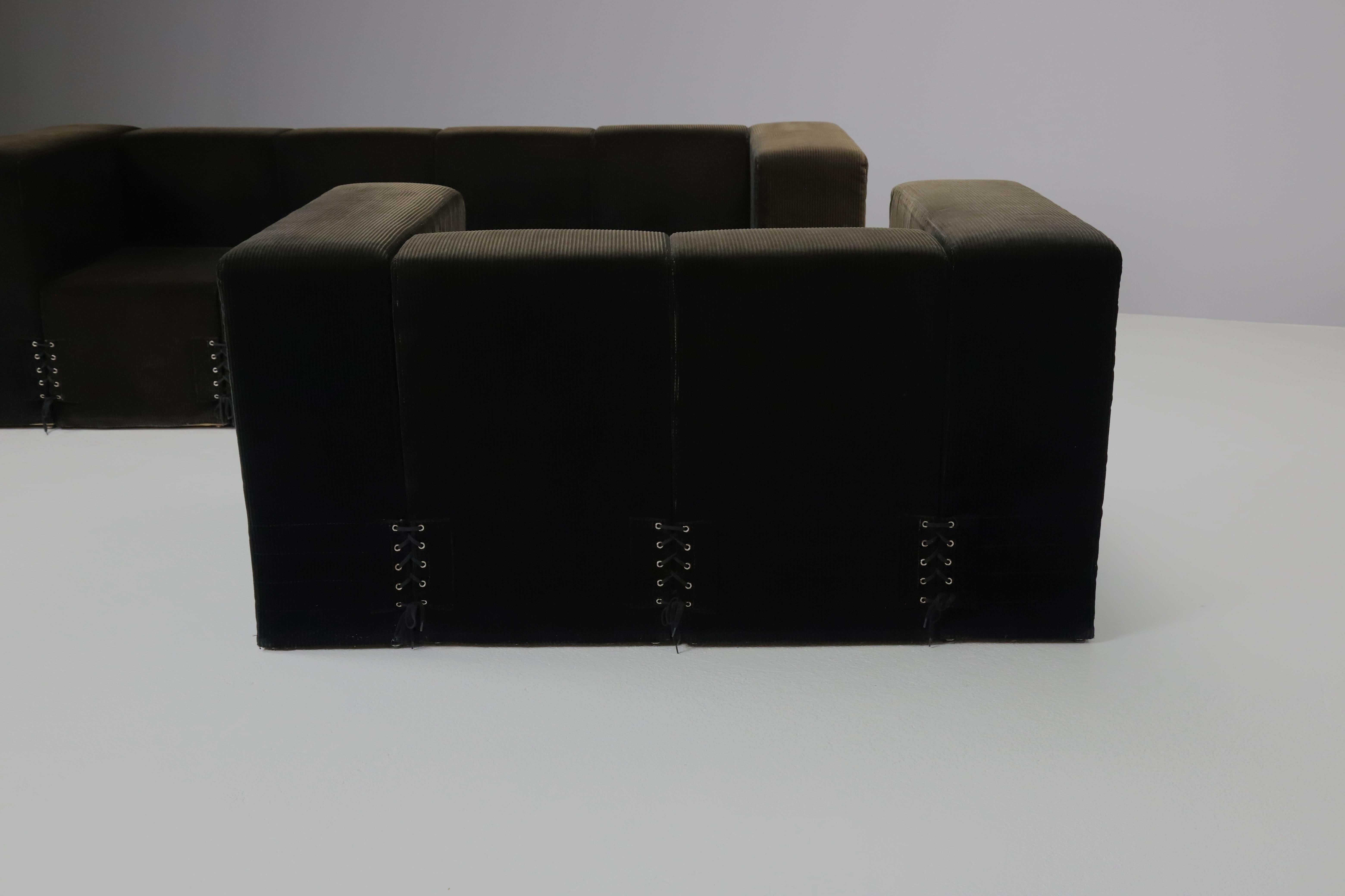 Seltene modulare Sofas „Elefante“ von Roberto Pamio für Stilwood, 1973 im Angebot 8