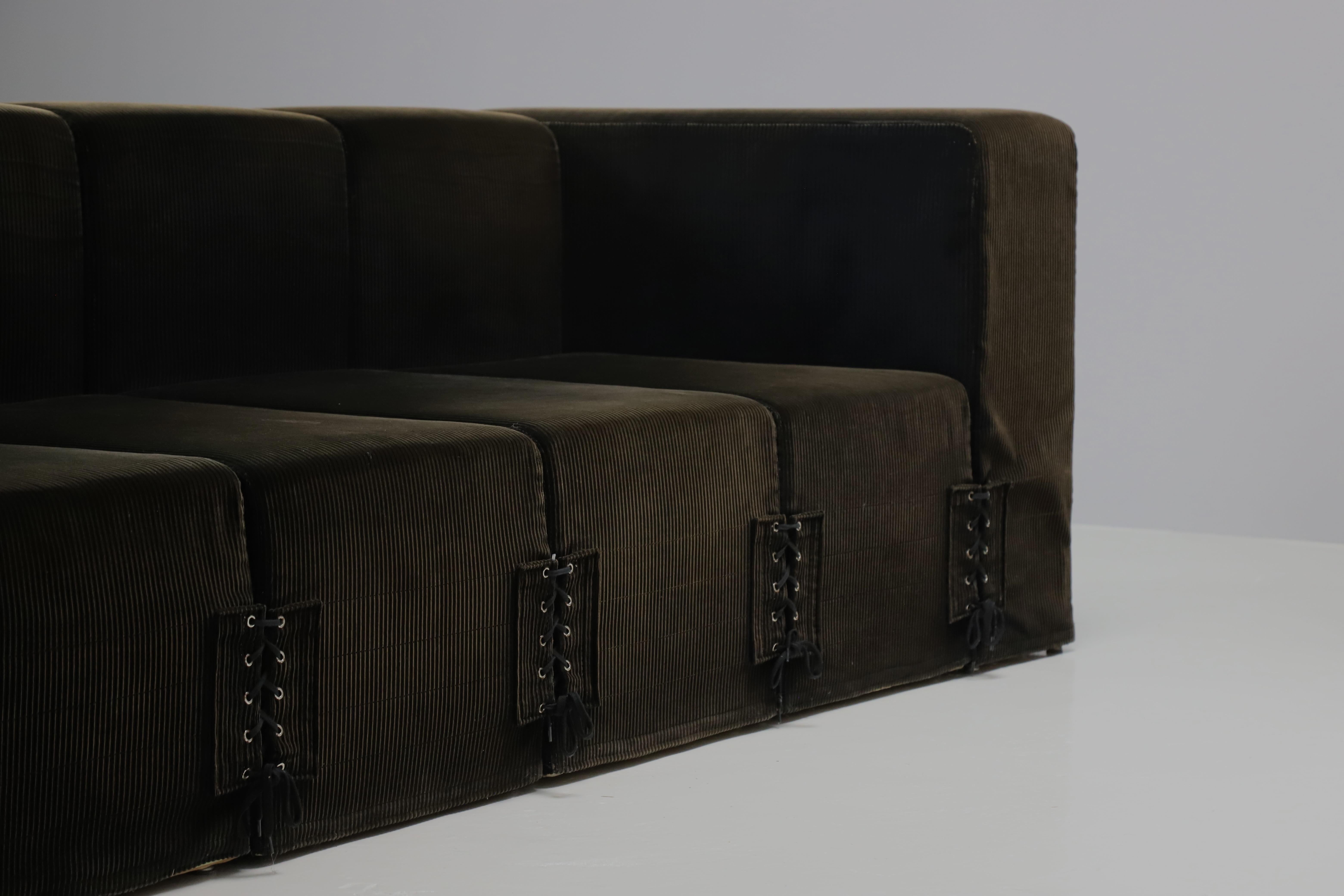 Seltene modulare Sofas „Elefante“ von Roberto Pamio für Stilwood, 1973 (Moderne der Mitte des Jahrhunderts) im Angebot