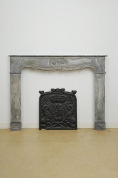 Rare, Elegant 18th Century Dutch Louis XV Fireplace Mantel