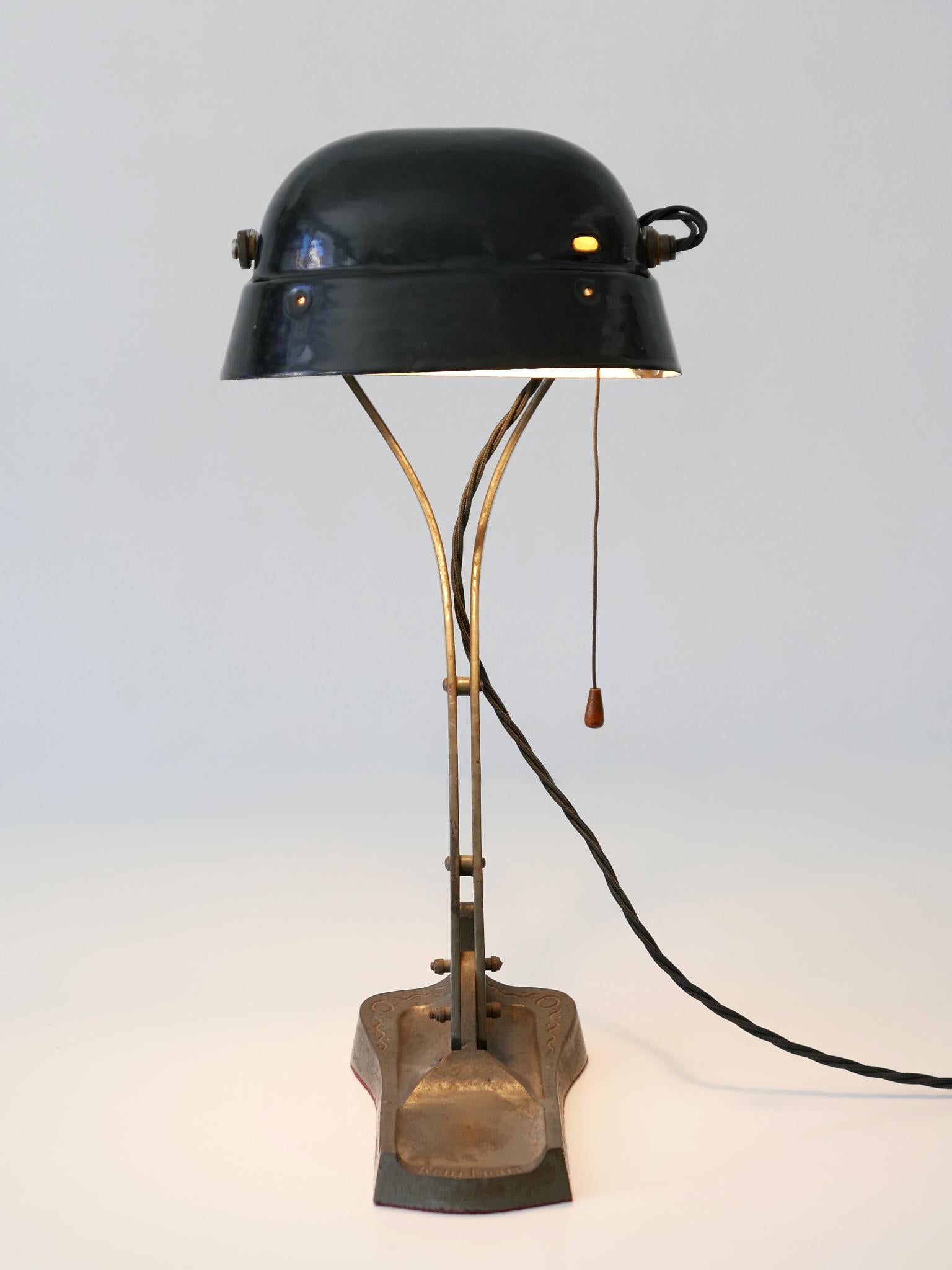 Rare & Elegant Art Nouveau Desk Light or Table Lamp 'Rein Licht' 1910s Germany For Sale 4