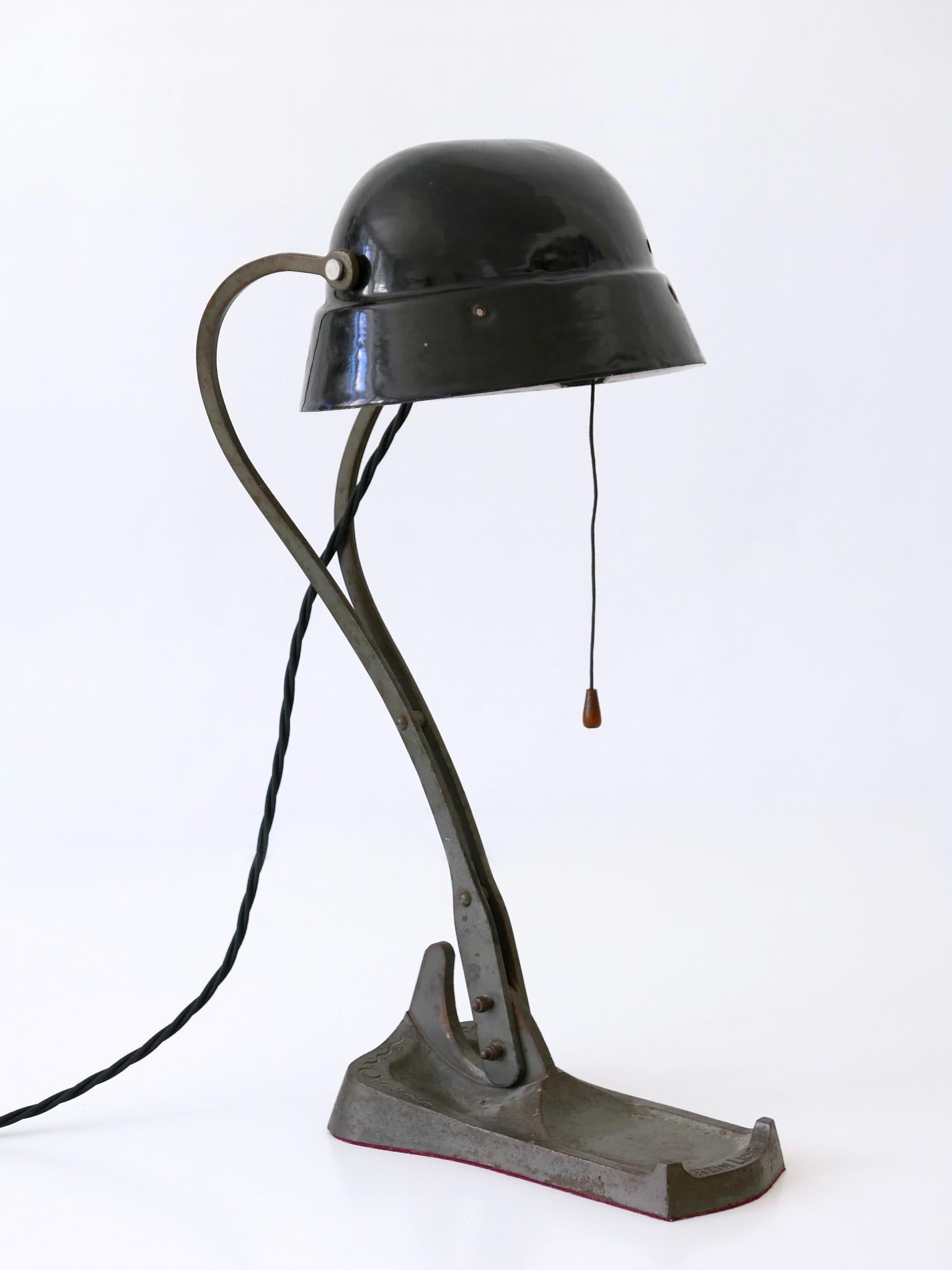 Rare & Elegant Art Nouveau Desk Light or Table Lamp 'Rein Licht' 1910s Germany For Sale 5