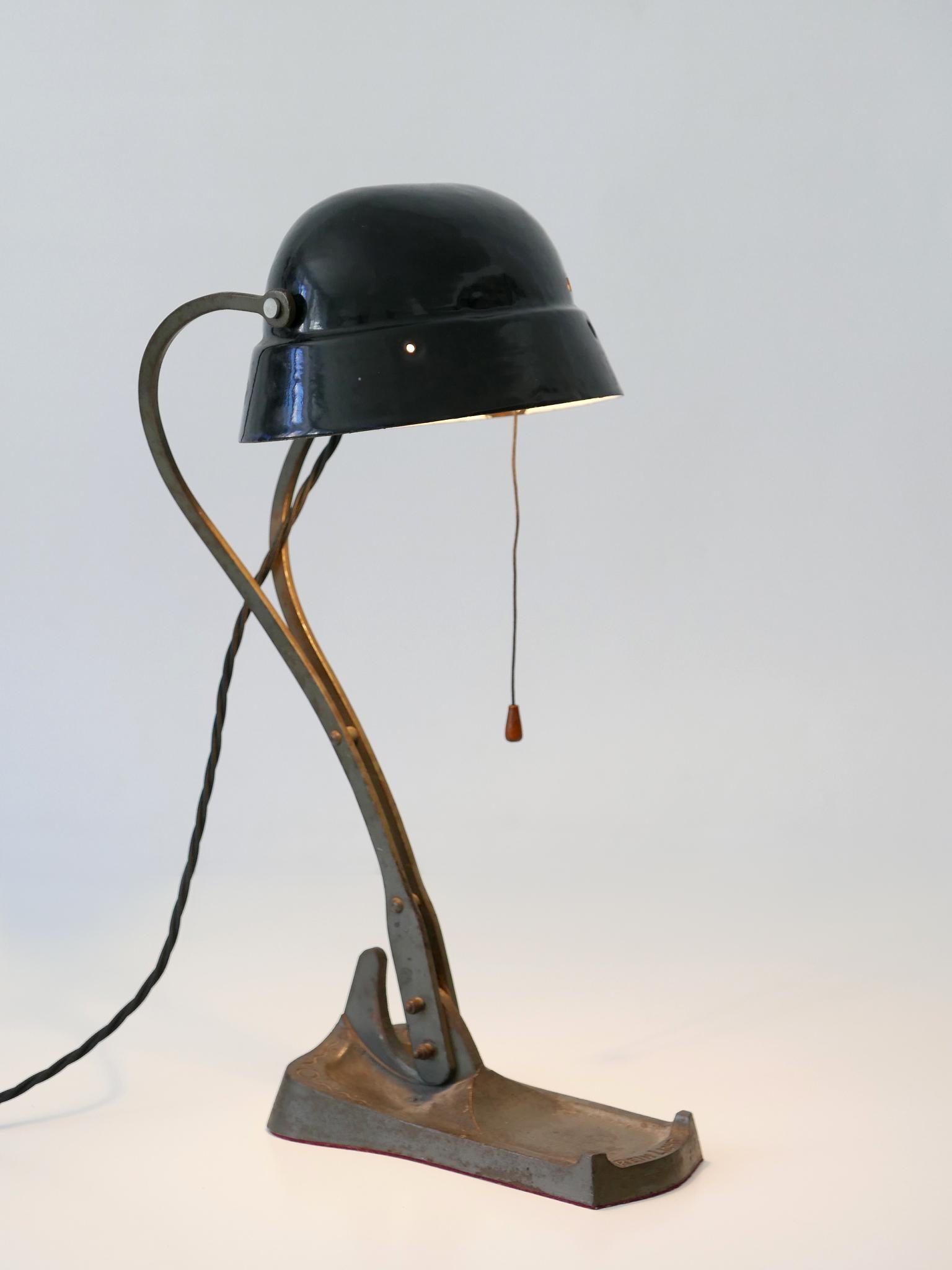 Rare & Elegant Art Nouveau Desk Light or Table Lamp 'Rein Licht' 1910s Germany For Sale 6