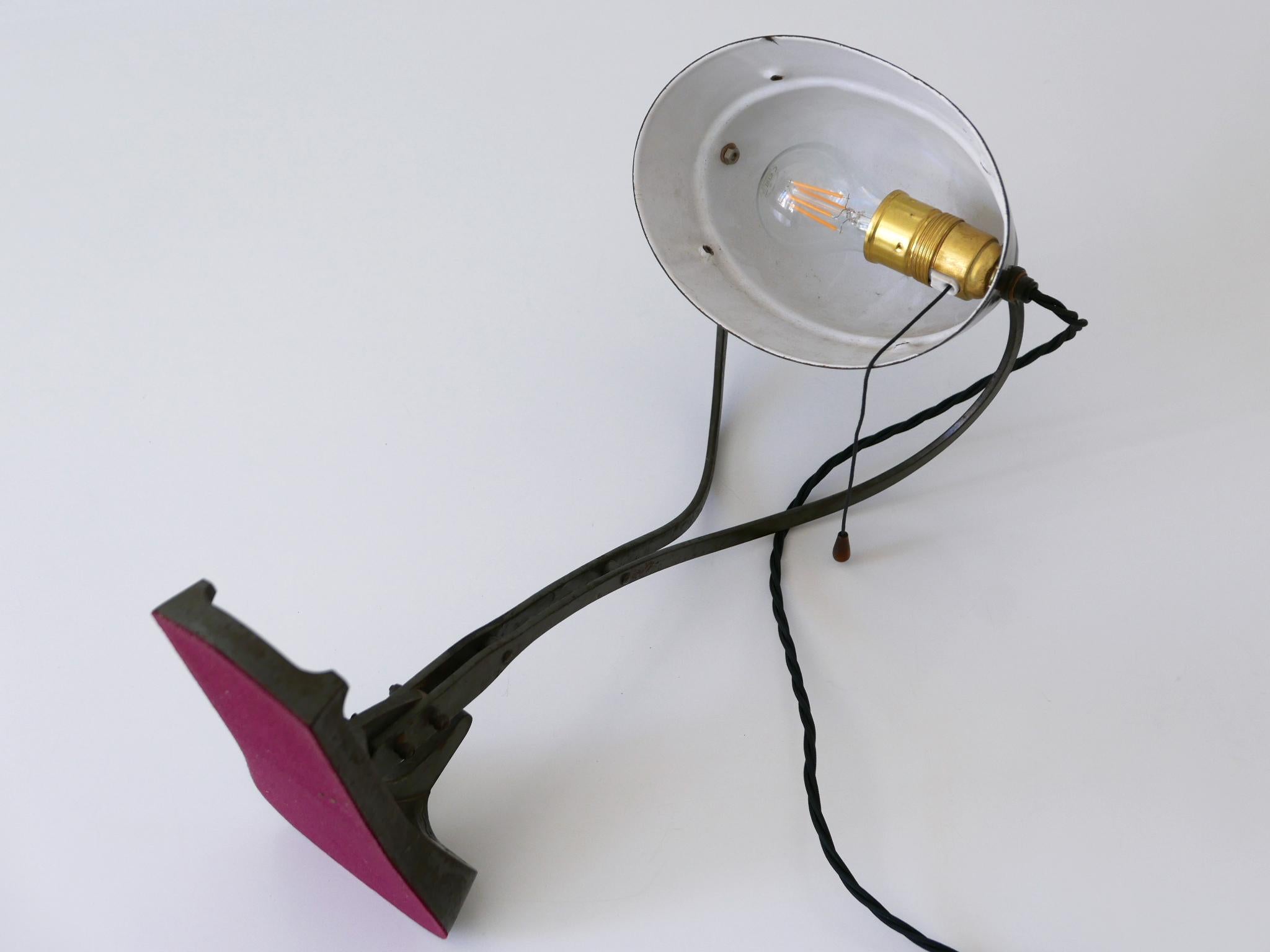 Rare & Elegant Art Nouveau Desk Light or Table Lamp 'Rein Licht' 1910s Germany For Sale 12