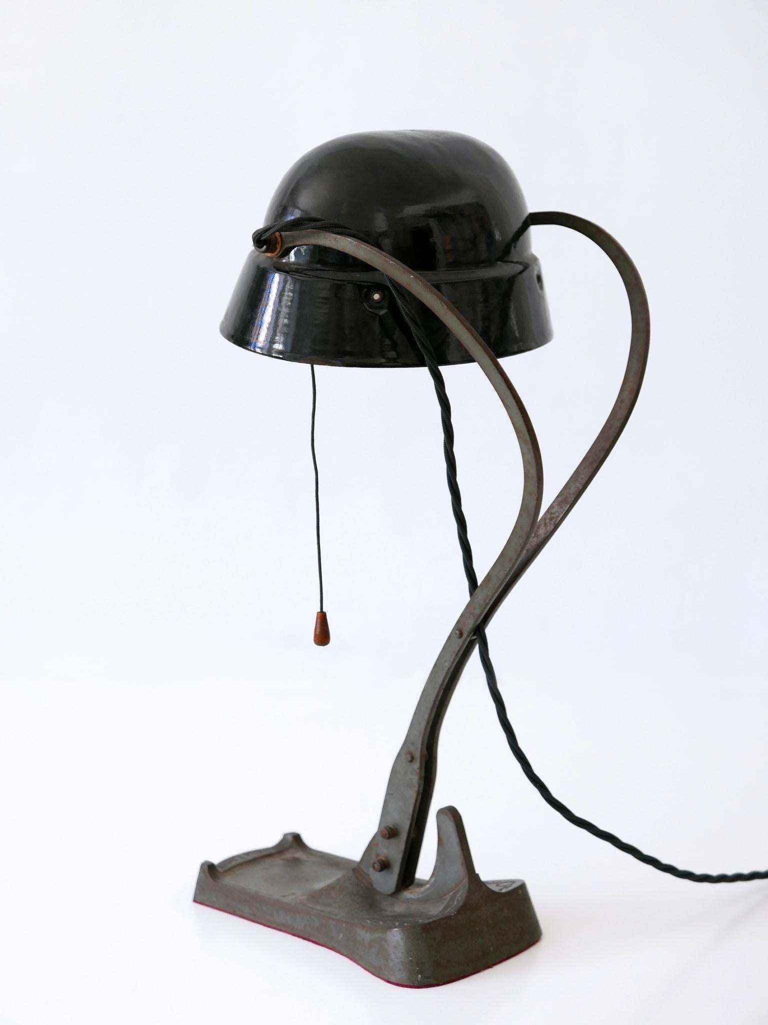 Rare & Elegant Art Nouveau Desk Light or Table Lamp 'Rein Licht' 1910s Germany For Sale 2