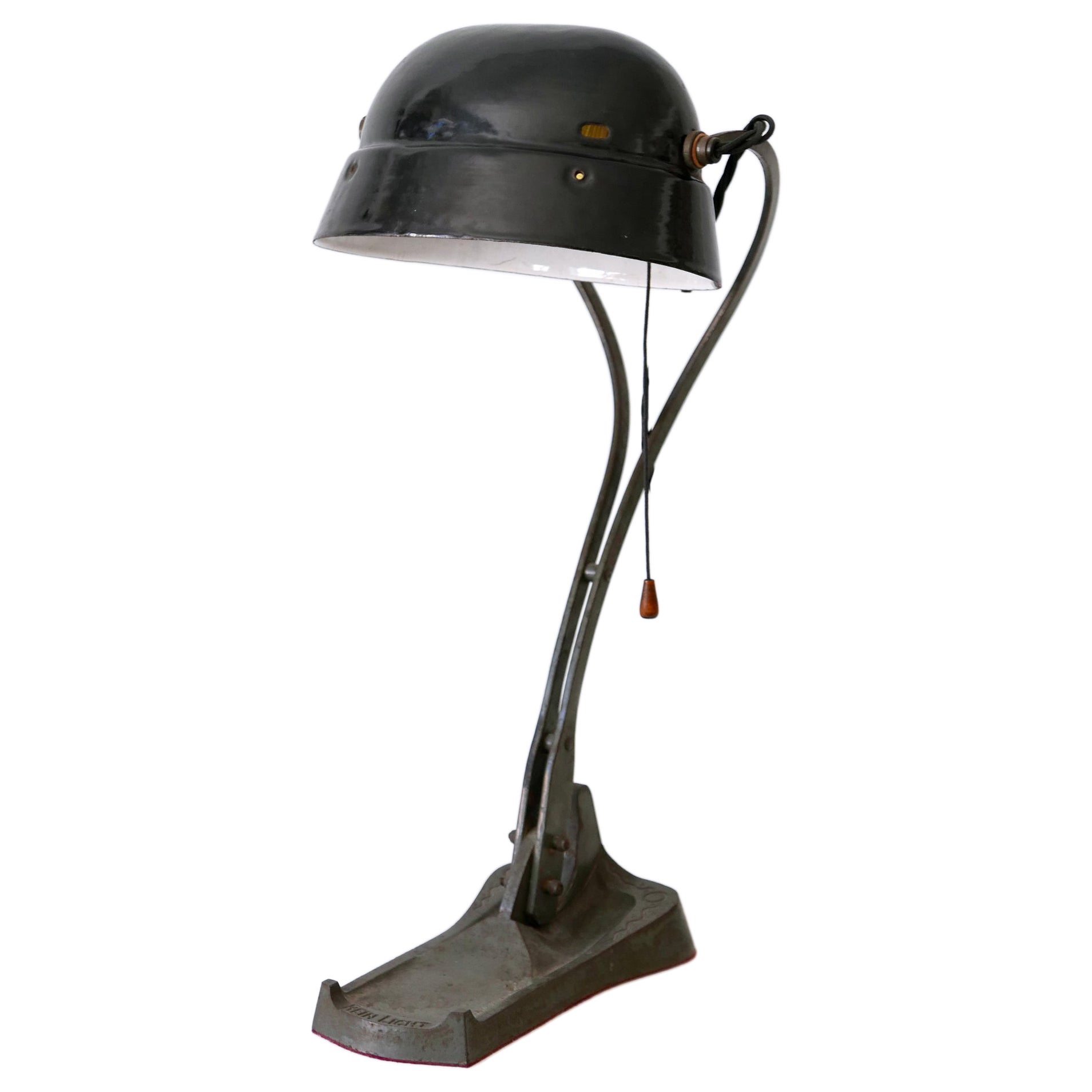 Rare & Elegant Art Nouveau Desk Light or Table Lamp 'Rein Licht' 1910s Germany