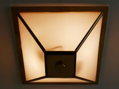 Rare & Elegant Flush Mount or Sconce by Vereinigte Werkstätten Germany 1970s