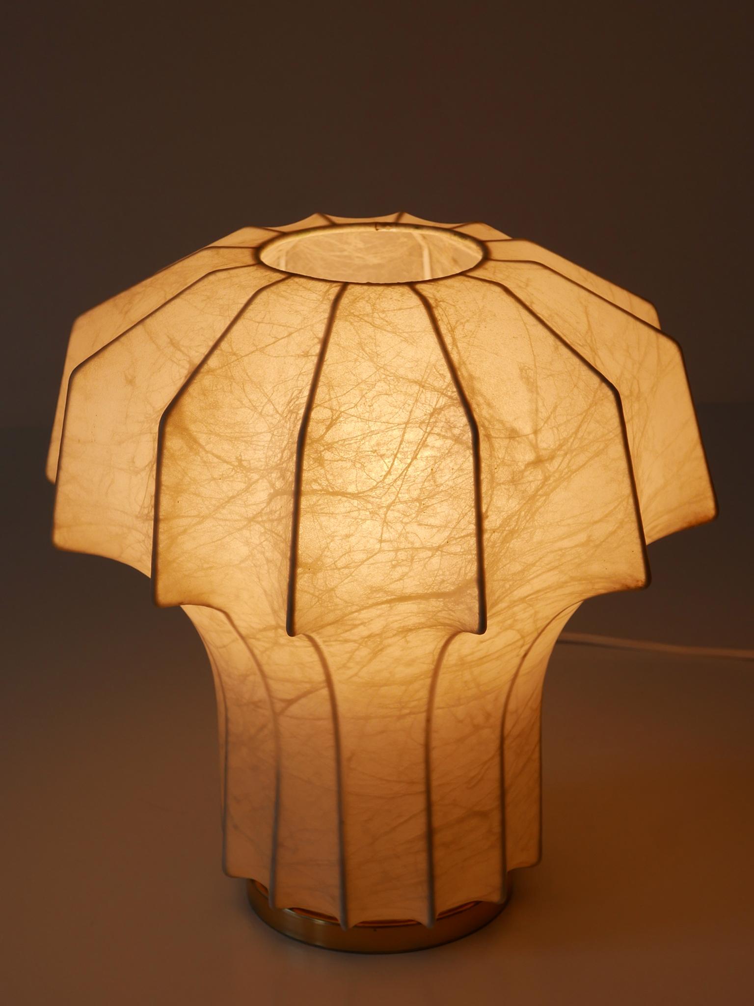 Rare & Elegant Mid-Century Modern Cocoon Table Lamp by Linus Bopp Germany 1960s For Sale 7