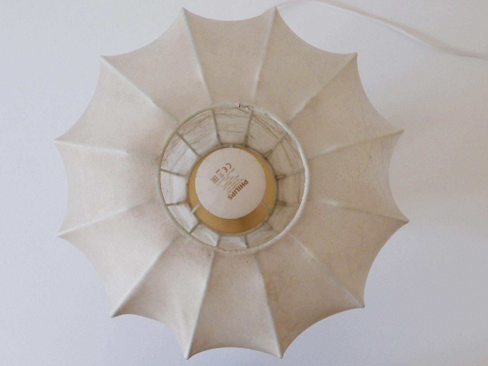 Rare & Elegant Mid-Century Modern Cocoon Table Lamp by Linus Bopp Germany 1960s For Sale 12