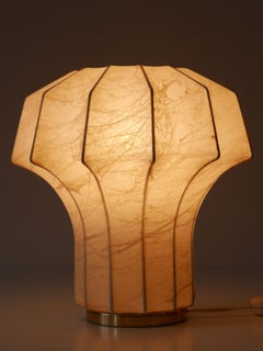 Rare & Elegant Mid-Century Modern Cocoon Table Lamp by Linus Bopp Germany 1960s