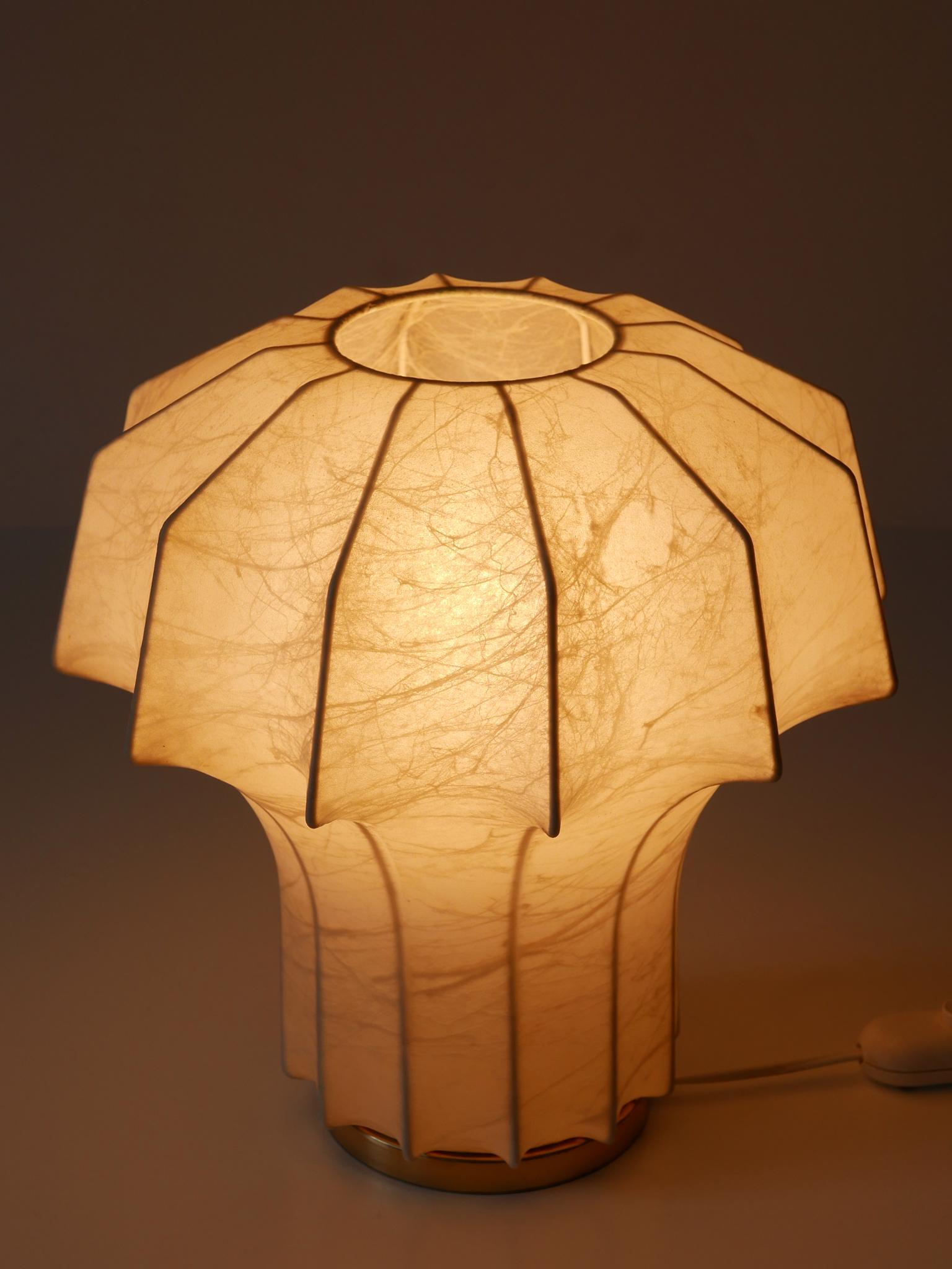 Mid-20th Century Rare & Elegant Mid-Century Modern Cocoon Table Lamp by Linus Bopp Germany 1960s For Sale