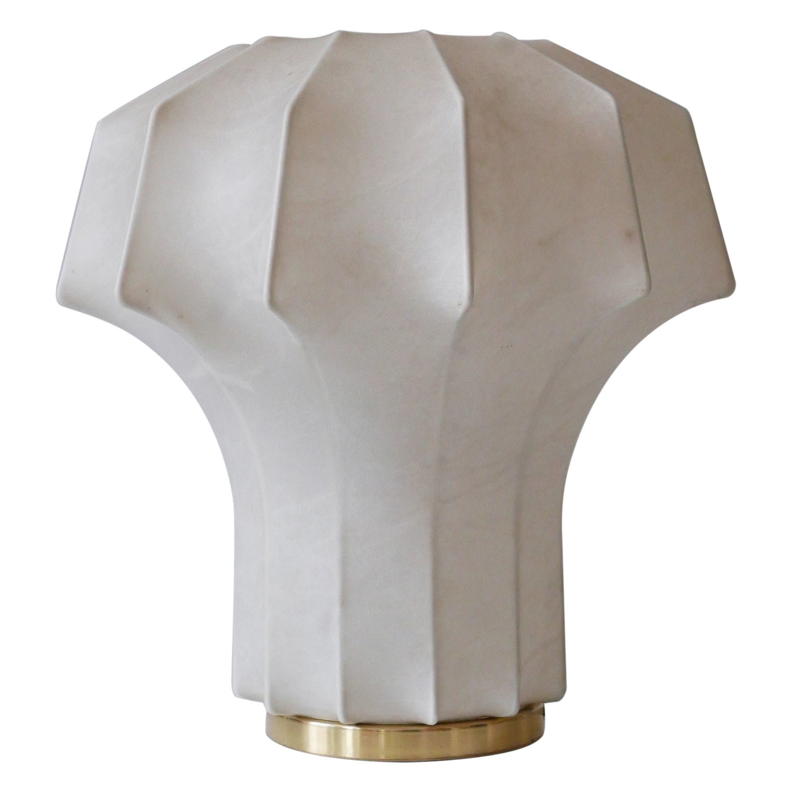 Rare & Elegant Mid-Century Modern Cocoon Table Lamp by Linus Bopp Germany 1960s For Sale