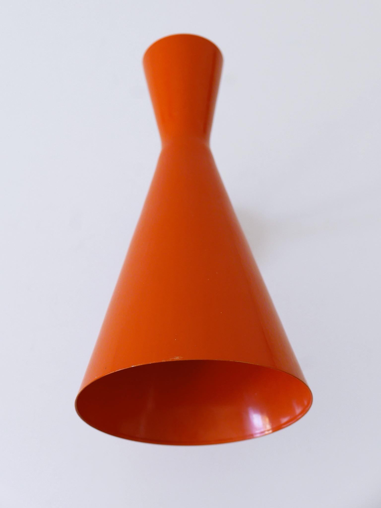 Raro y elegante candelabro o aplique diábolo moderno de mediados de siglo Alemania Años 50 en Bueno estado para la venta en Munich, DE