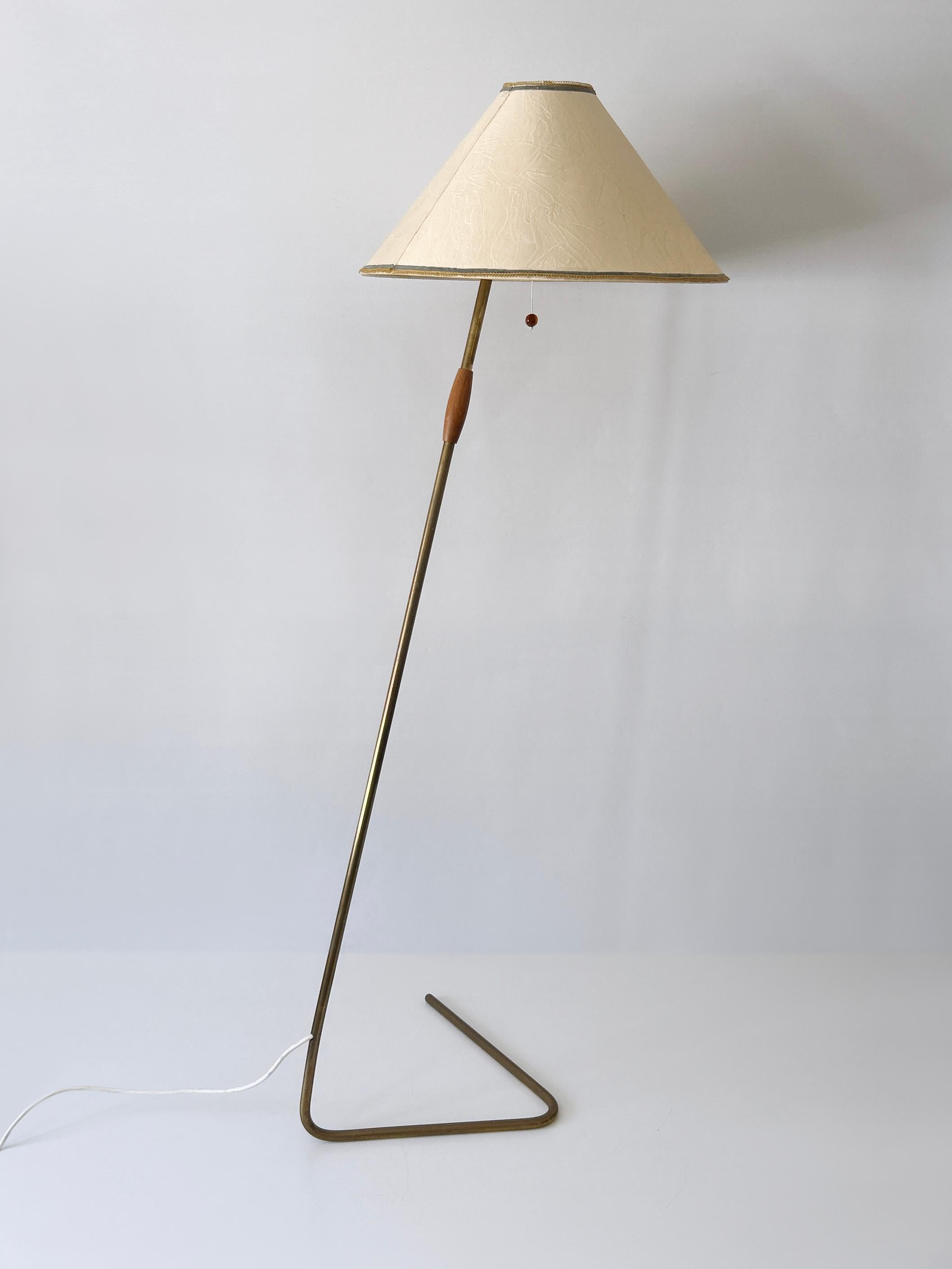 Rare et élégant lampadaire moderne du milieu du siècle 'Flamingo' par J.T. Kalmar 1960s en vente 6