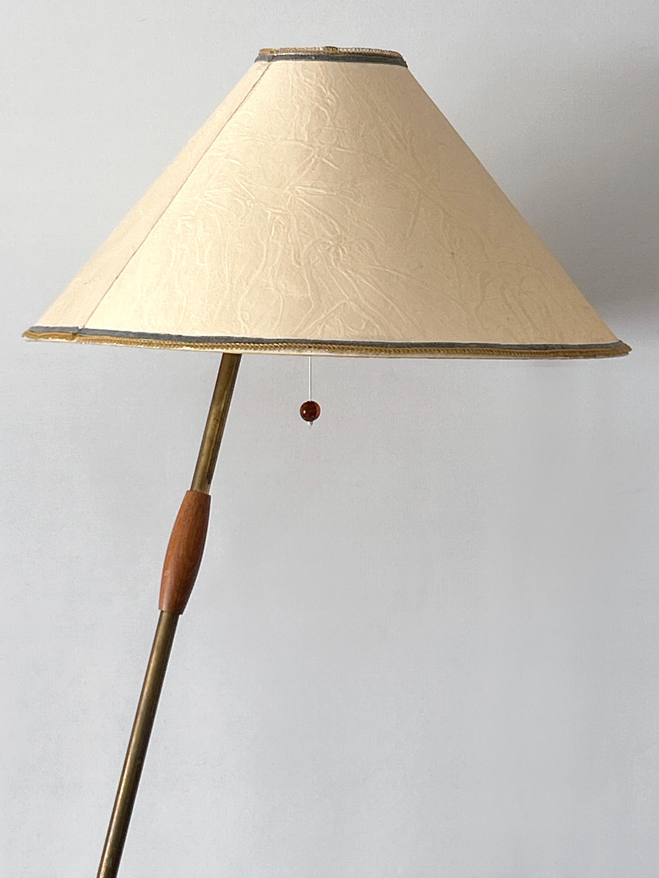 Rare et élégant lampadaire moderne du milieu du siècle 'Flamingo' par J.T. Kalmar 1960s en vente 7