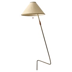 Rara ed elegante lampada da terra Modern Flamingo di J&T. Kalmar 1960