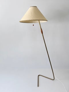 Rare et élégant lampadaire moderne du milieu du siècle 'Flamingo' par J.T. Kalmar 1960s