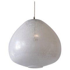 Rare 
Elegant Mid-Century Modern Pendant Lamp by Peill 
Putzler Germany 1950s