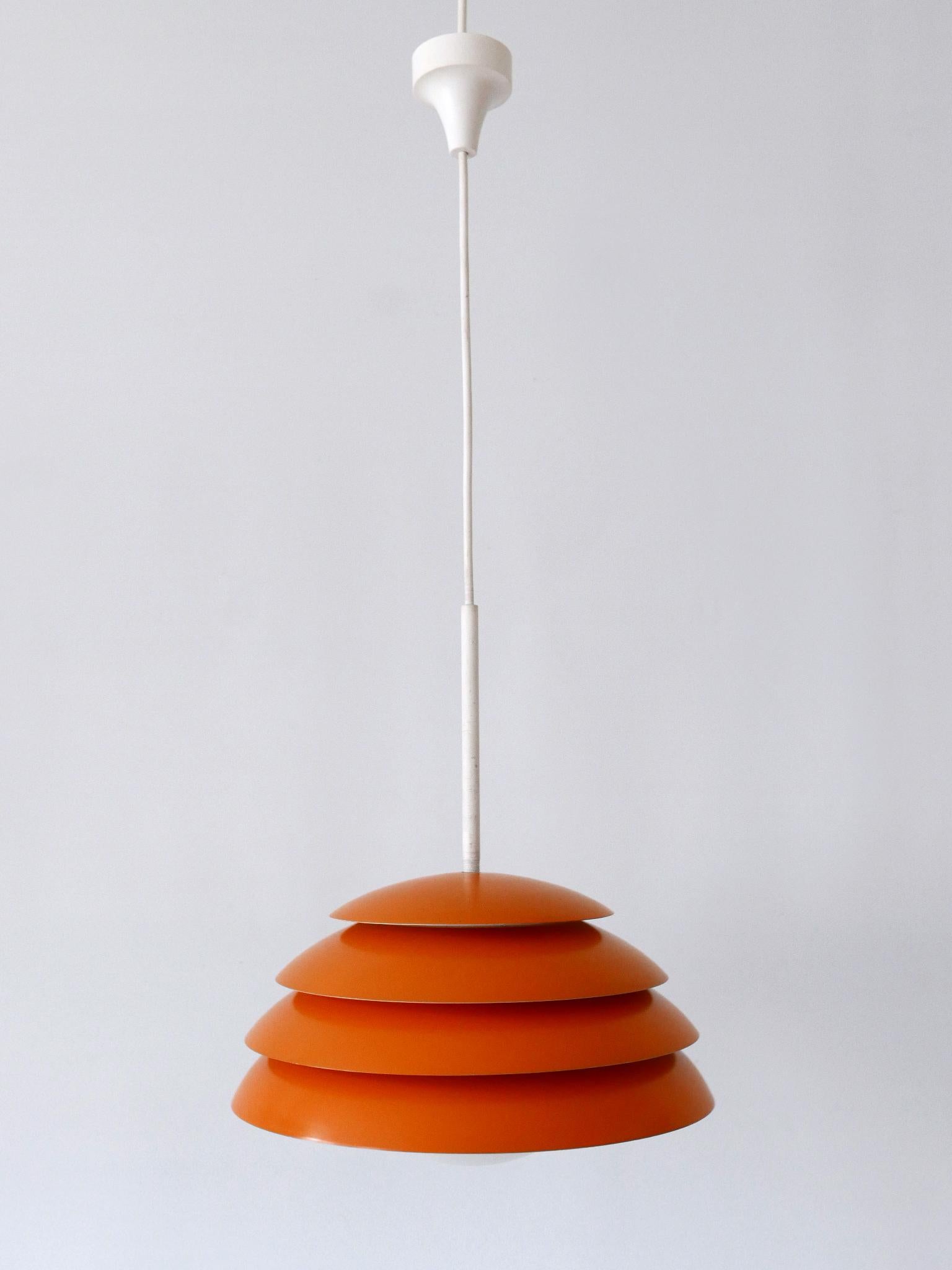 Rare & Elegant Mid Century Modern Pendant Lamp or Hanging Light Germany 1960s For Sale 3