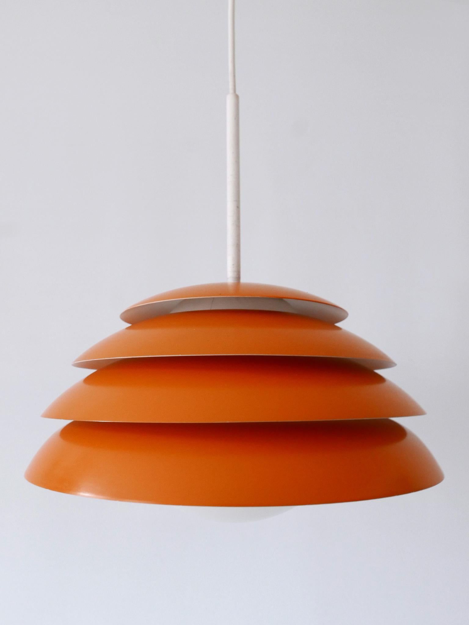 Rare & Elegant Mid Century Modern Pendant Lamp or Hanging Light Germany 1960s For Sale 4