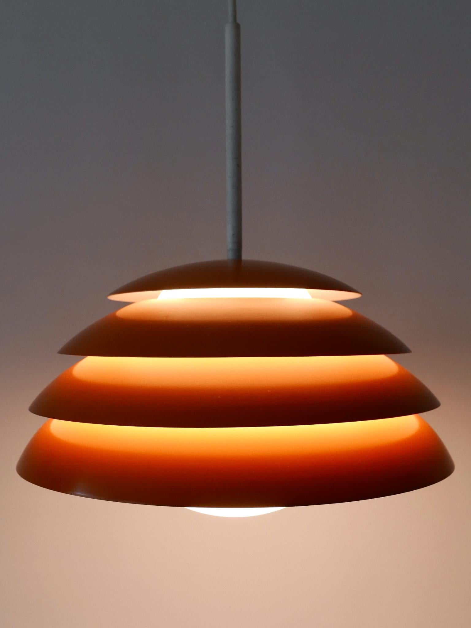 Rare & Elegant Mid Century Modern Pendant Lamp or Hanging Light Germany 1960s For Sale 5