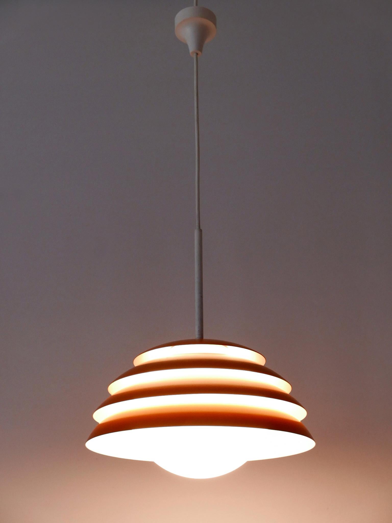Mid-20th Century Rare & Elegant Mid Century Modern Pendant Lamp or Hanging Light Germany 1960s For Sale