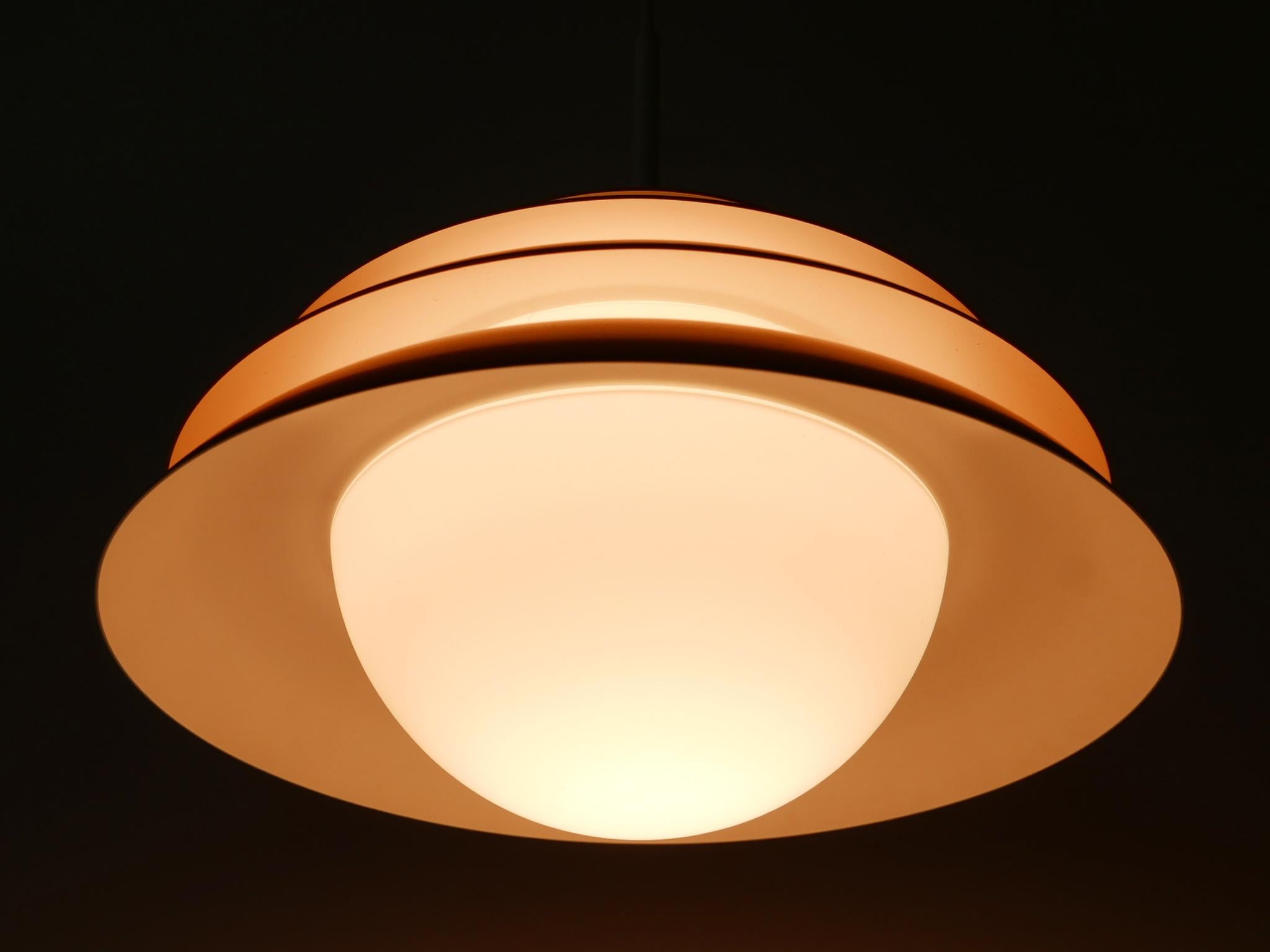 Rare & Elegant Mid Century Modern Pendant Lamp or Hanging Light Germany 1960s For Sale 2