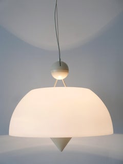 Rara ed elegante lampada a sospensione moderna del Mid-Century o luce a sospensione Italia anni '70