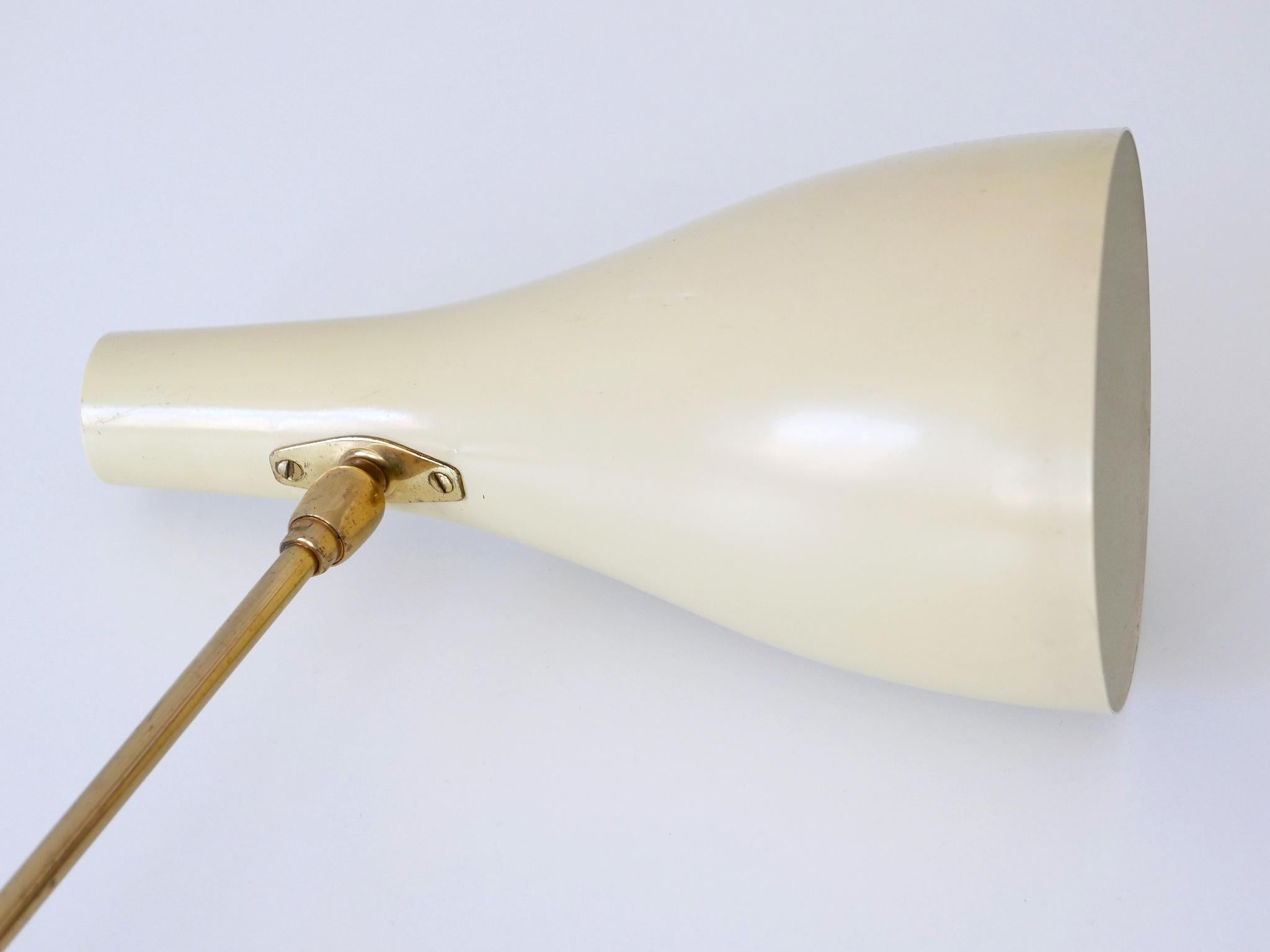 Rare & Elegant Mid Century Modern Wall Lamp '9590/28' by Cosack Germany 1950s For Sale 11