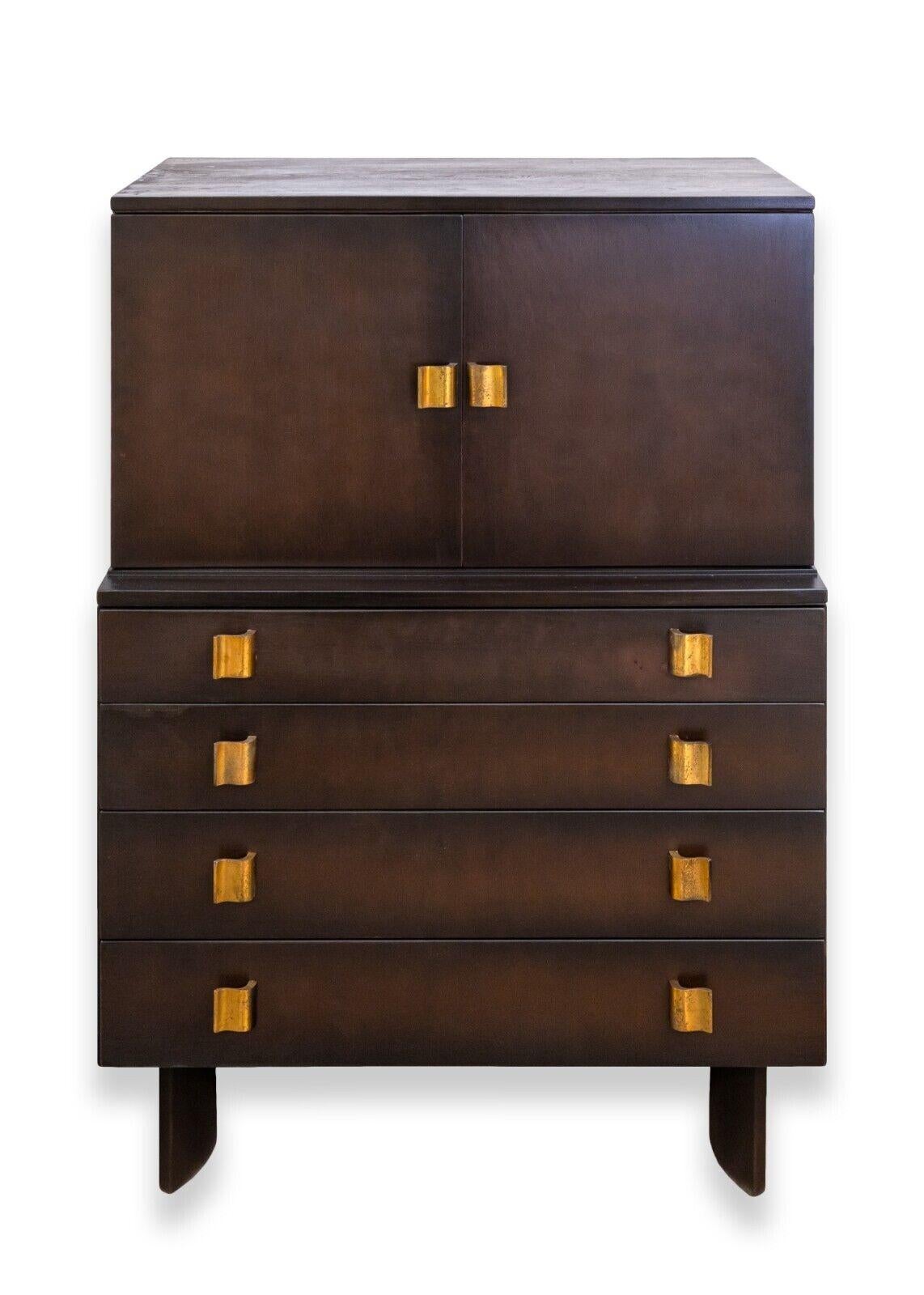 Rare Eliel Saarinen for Johnson Vintage Bedroom Set Desk Dressers Highboy Chests 11