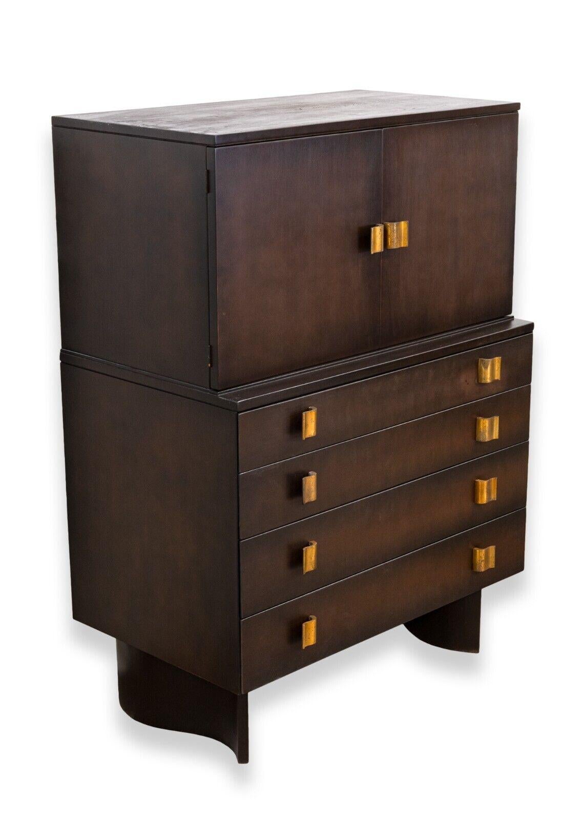 Rare Eliel Saarinen for Johnson Vintage Bedroom Set Desk Dressers Highboy Chests 12