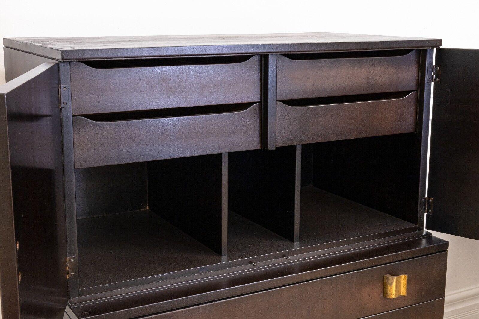 Rare Eliel Saarinen for Johnson Vintage Bedroom Set Desk Dressers Highboy Chests 14