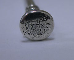 Rare Elizabeth I Sterling Silver Seal Top Spoon, London, 1589