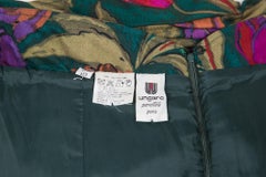 Rare Emanuel Ungaro Ruched Floral Skirt