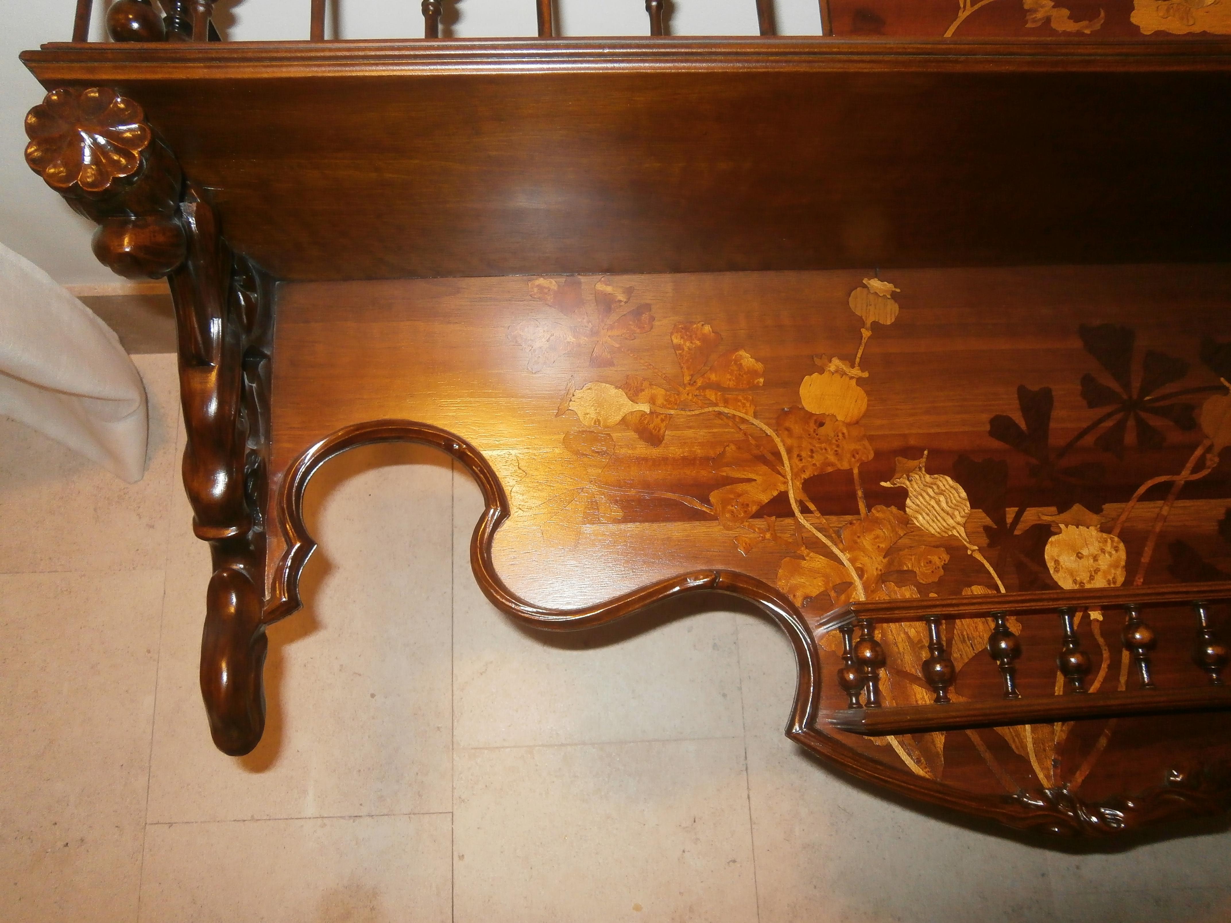 art nouveau shelf