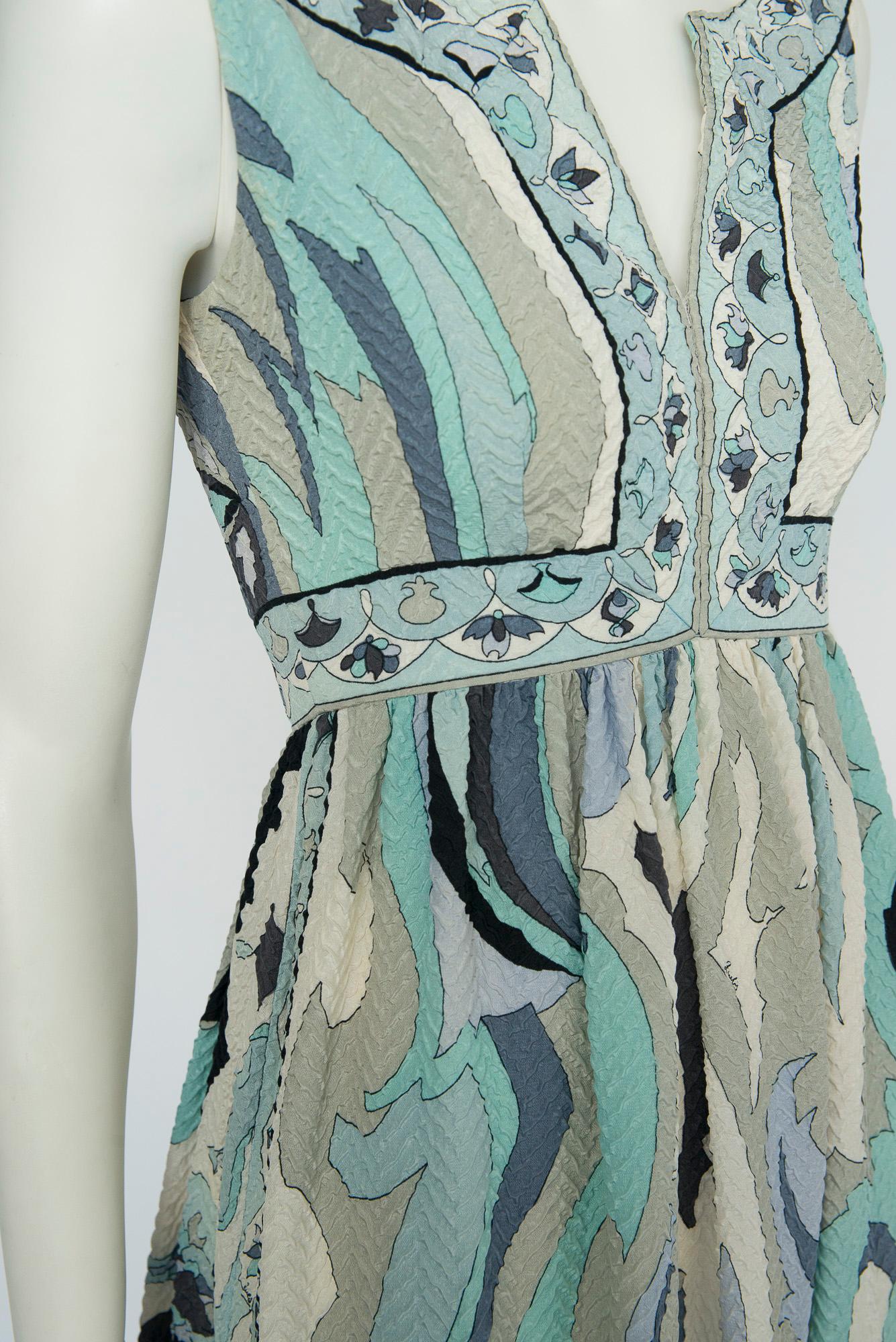 Women's Rare Documented Emilio Pucci Fish Print Silk 