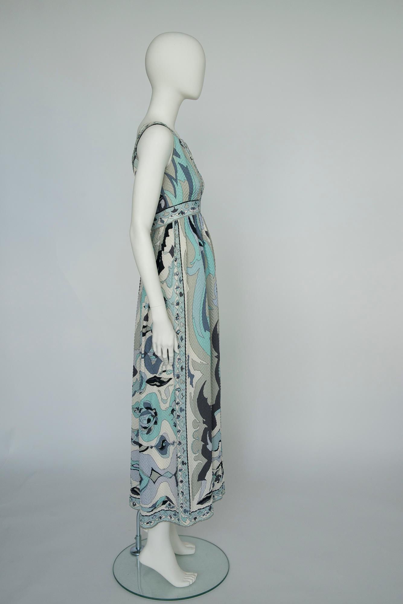 Rare Documented Emilio Pucci Fish Print Silk 
