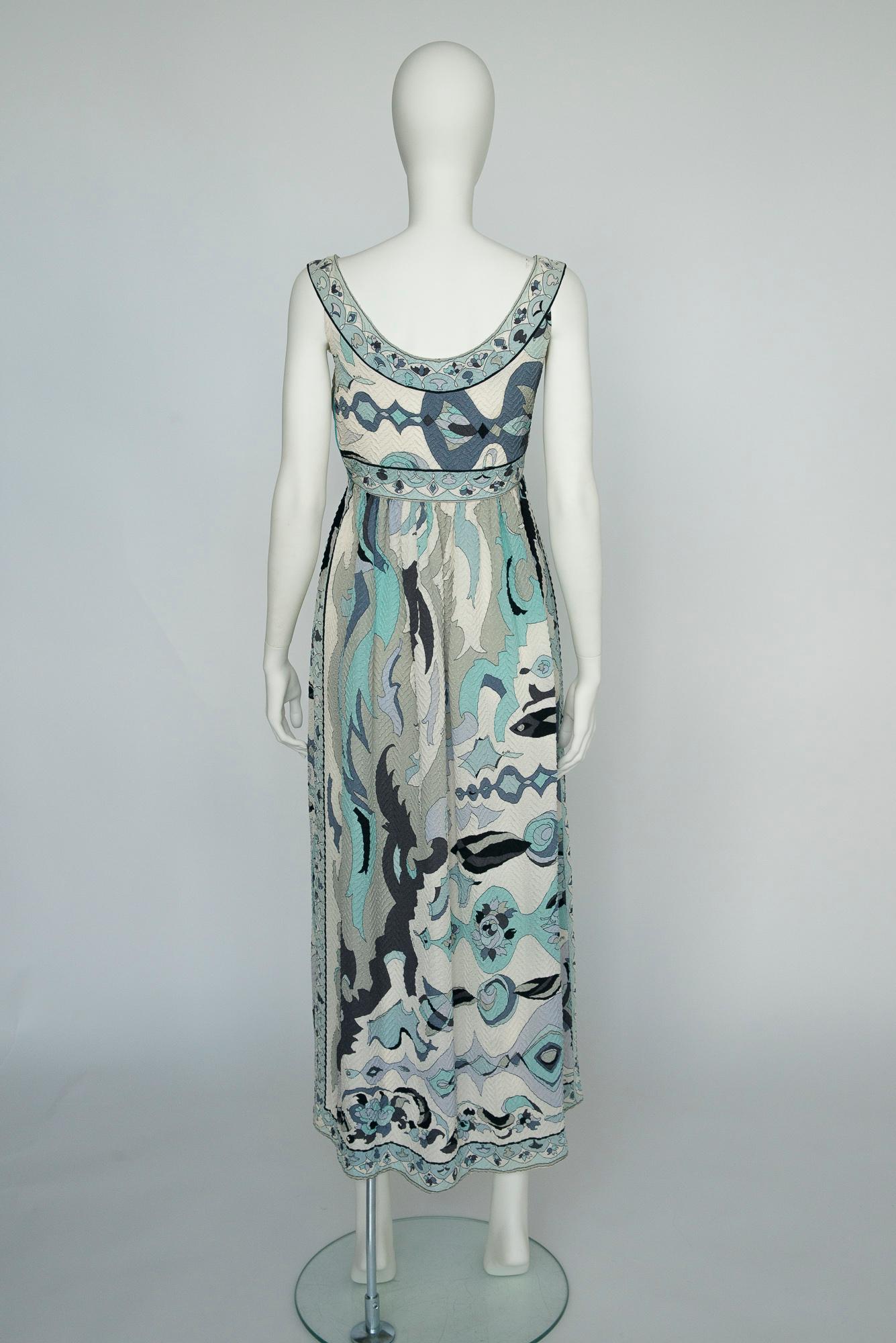 Rare Documented Emilio Pucci Fish Print Silk 