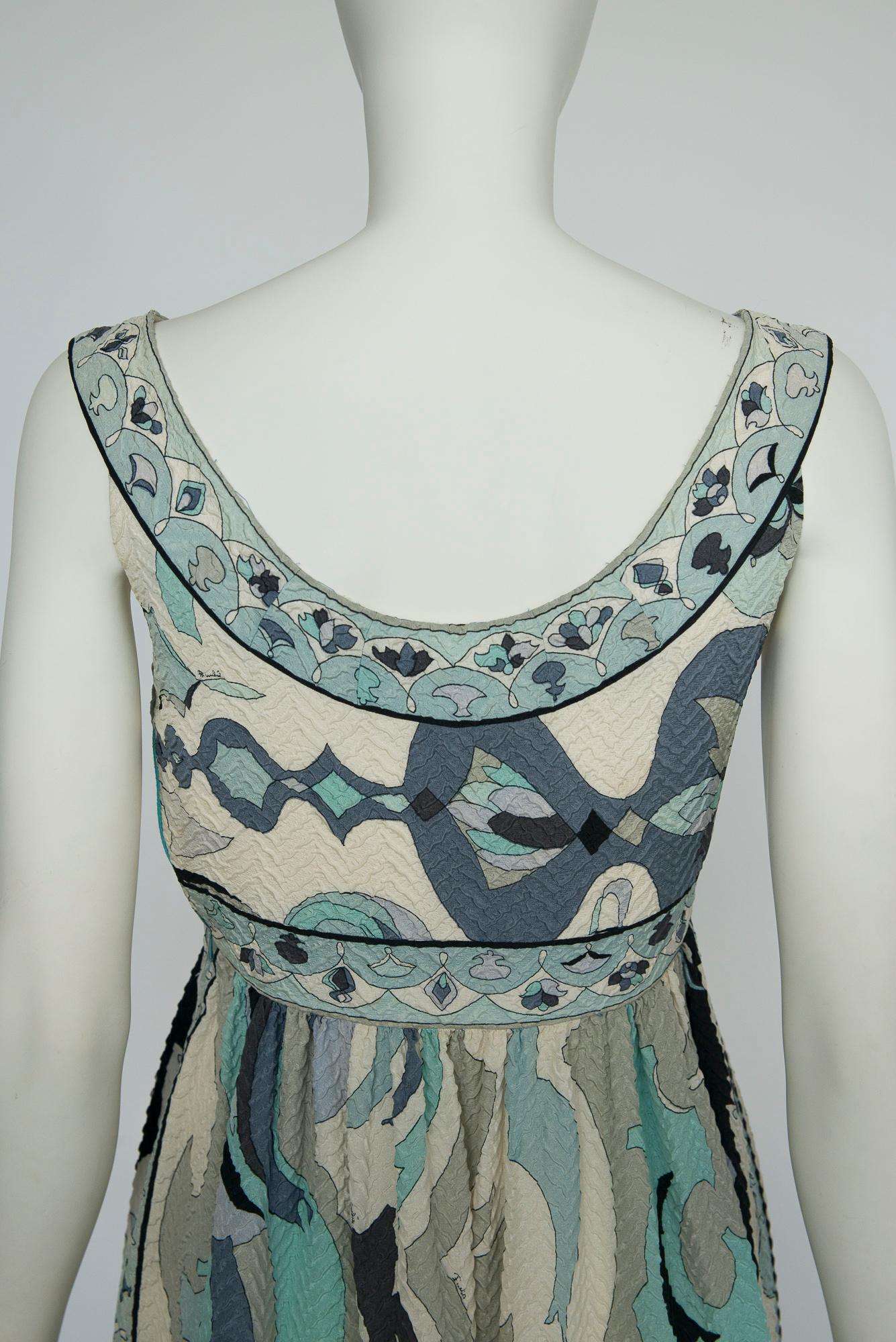 Rare Documented Emilio Pucci Fish Print Silk 