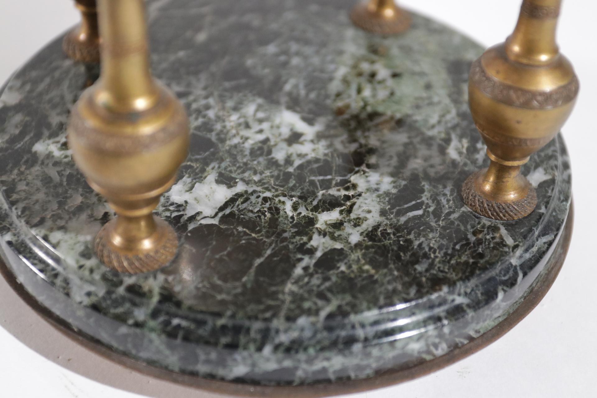Raro Arpa de Caballos Guerreros Tazza de Fuego Dorado del Imperio Francés en venta 4