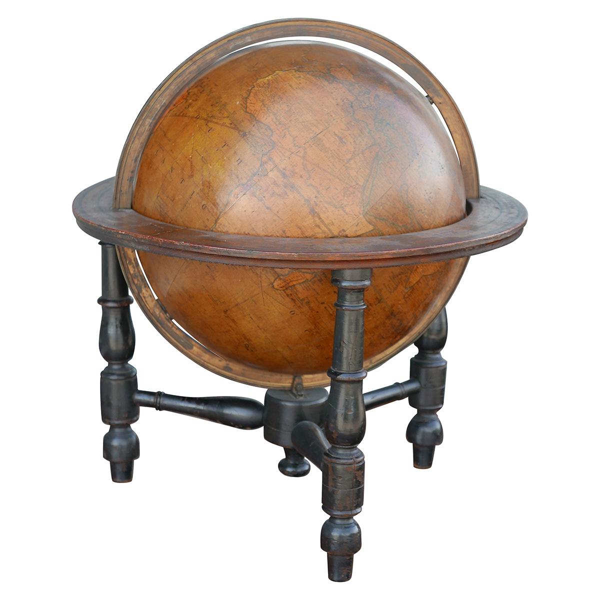 Rare English Terrestrial Globe by Charles Smith, 1807