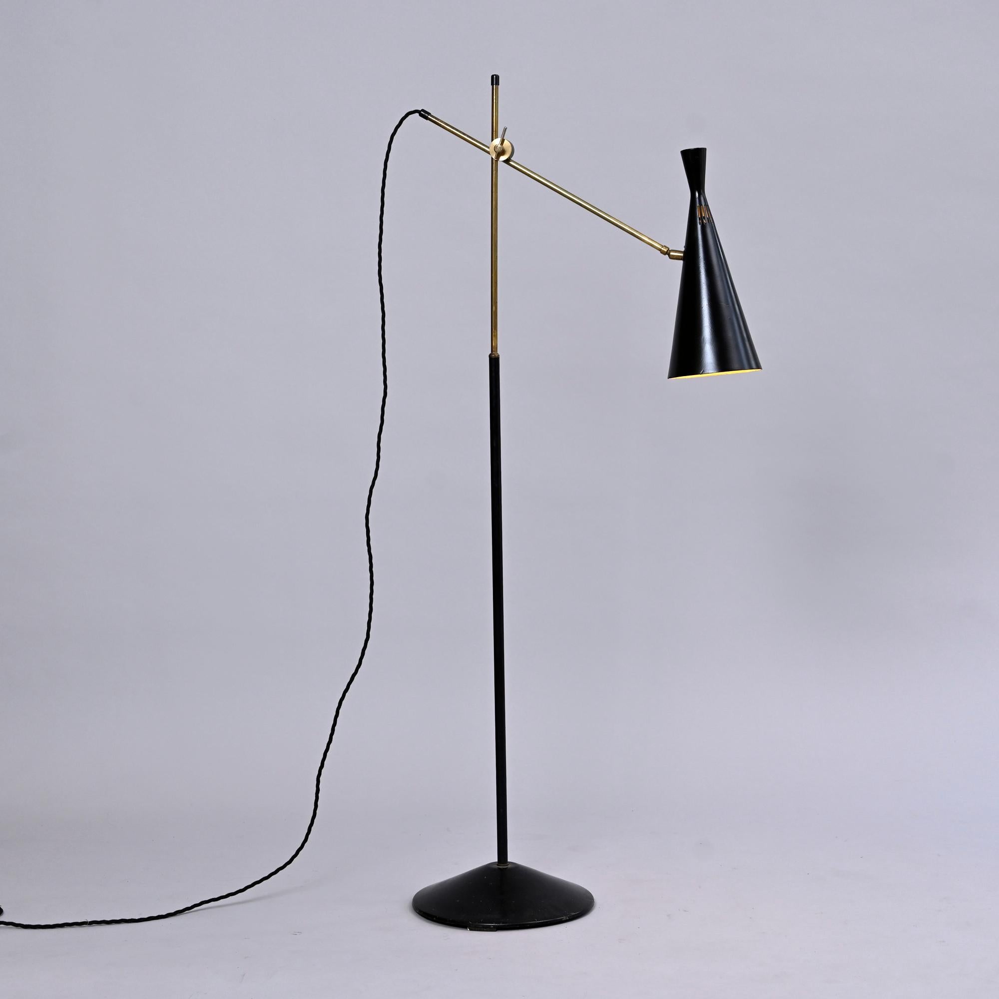 Mid-Century Modern Rare English Floor Lamp by Maclamp C1950 England For Sale