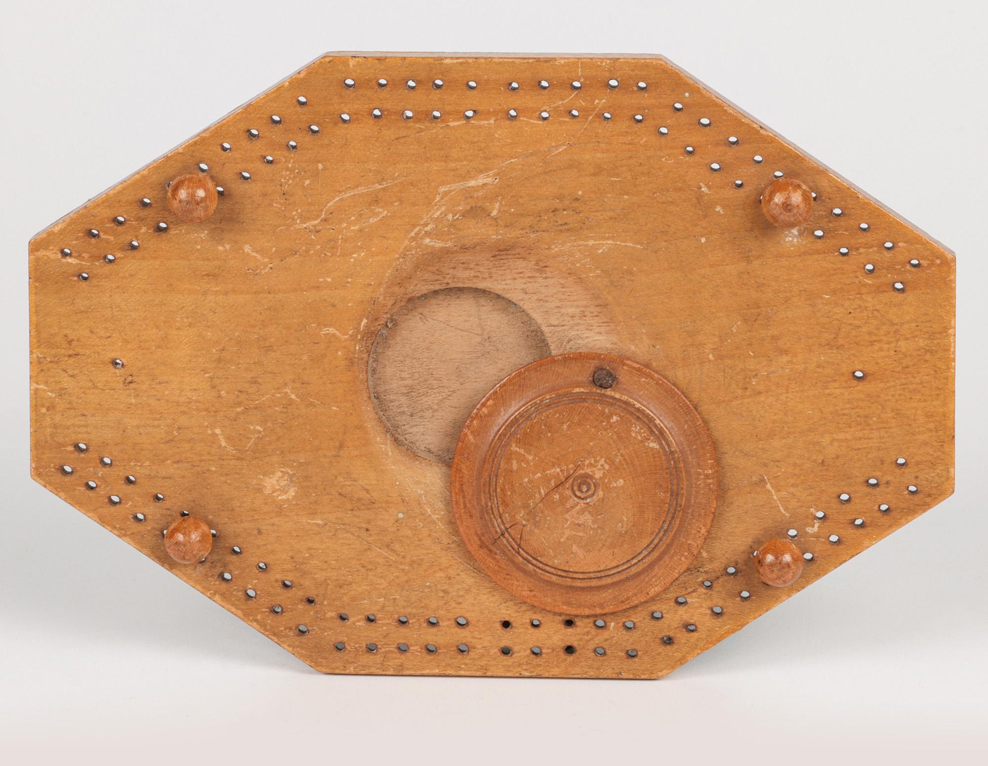 Rare table de cribbage octogonale du Brighton Pavilion de l'époque géorgienne anglaise en vente 2