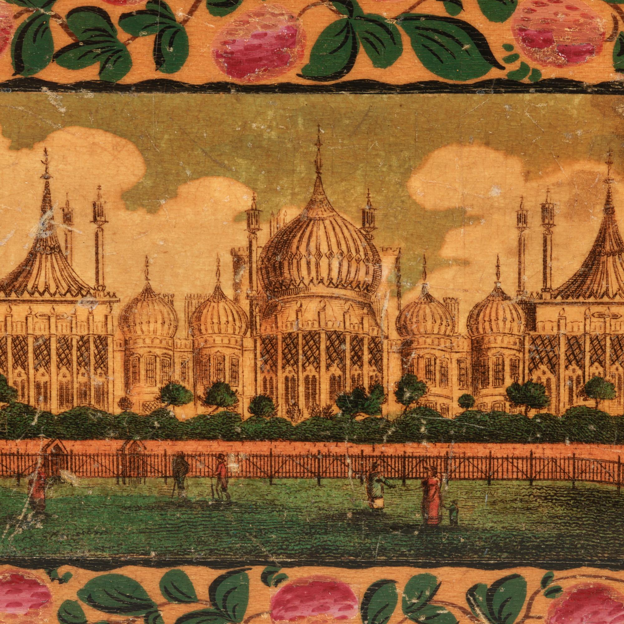 Rare table de cribbage octogonale du Brighton Pavilion de l'époque géorgienne anglaise en vente 7