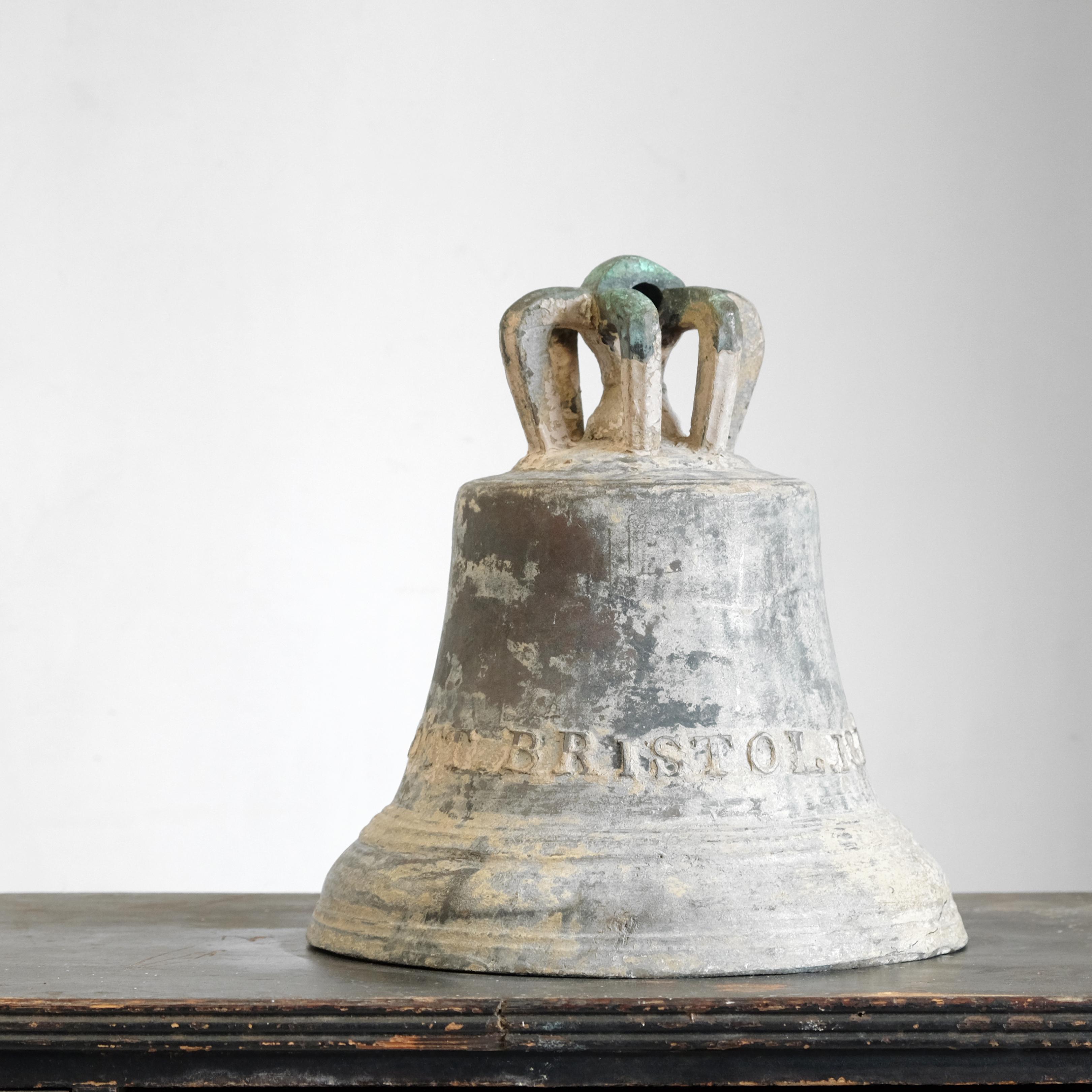 Early 19th Century Rare English Georgian Bronze Chapel or Church Bell, Fully Working, Good Sound For Sale