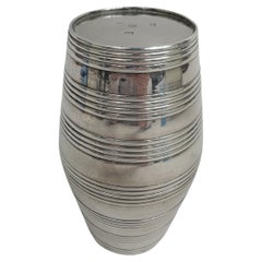 Rare English Georgian Sterling Silver Double Barrel Cup