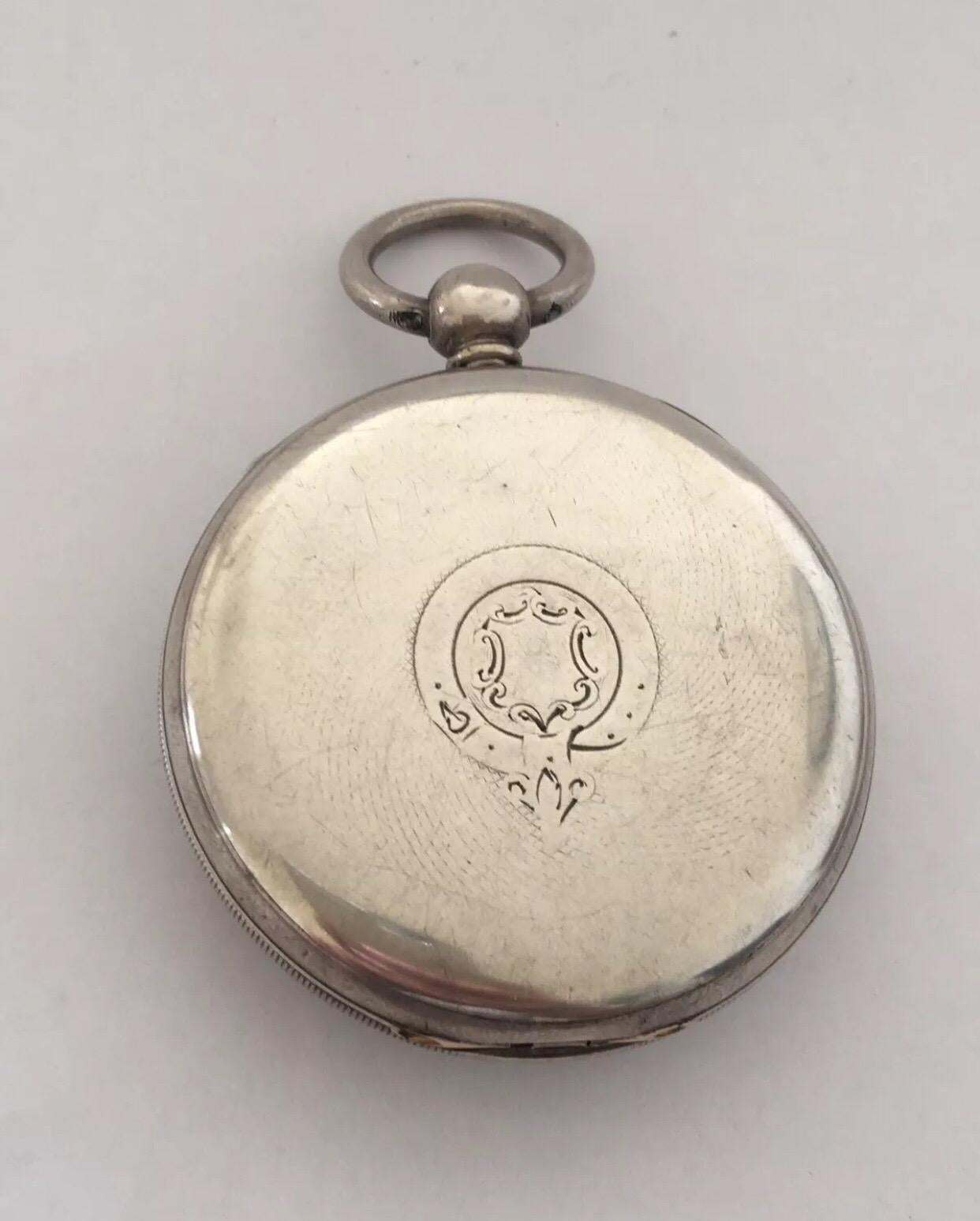 Rare English Lever centre seconds Chronograph Silver Pocket watch signed Johnson Grounds, Wigan.


This beautiful pre-owned antique watch is in good working condition and it is recently been serviced. Visible signs of ageing and wear with small