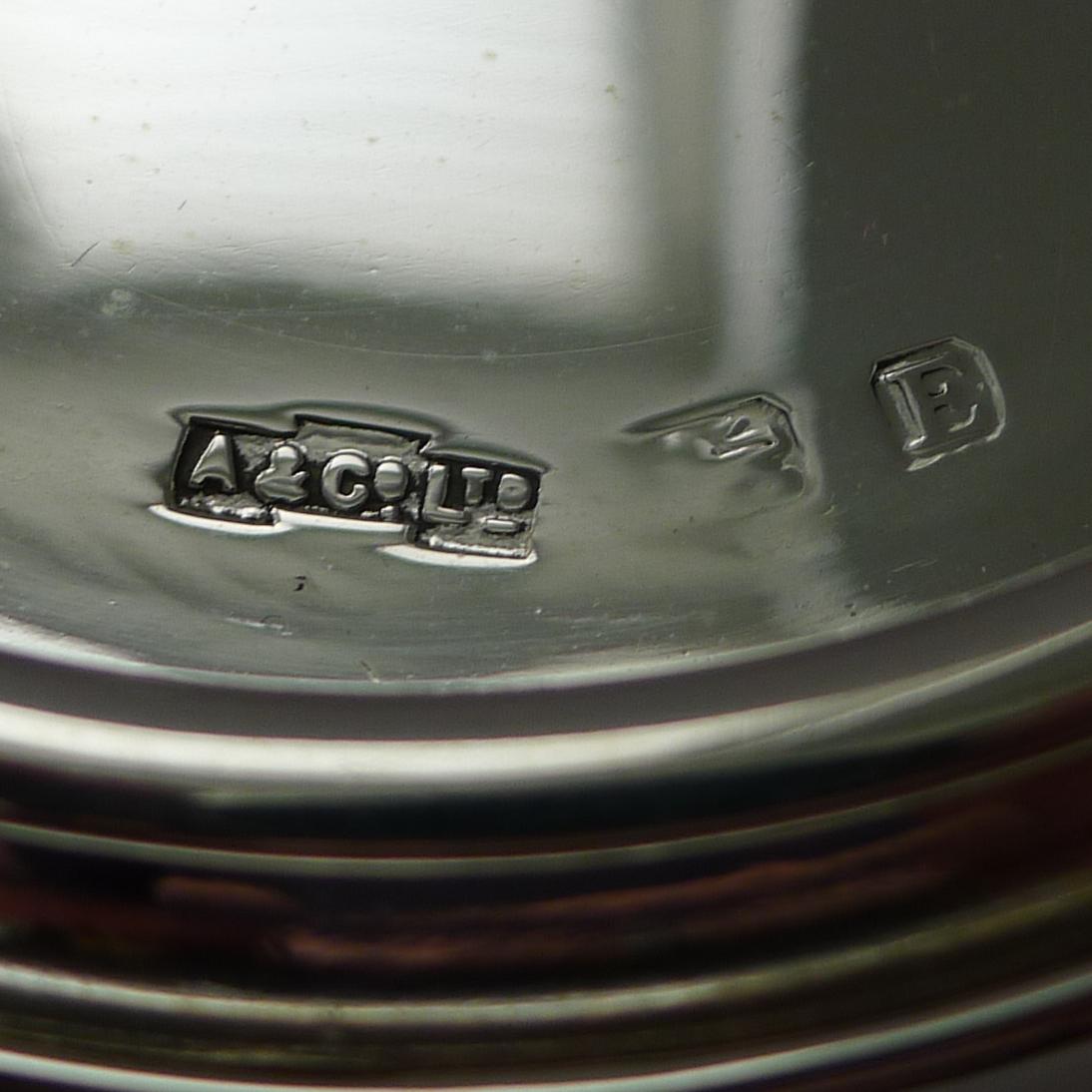 English Sterling Silver 