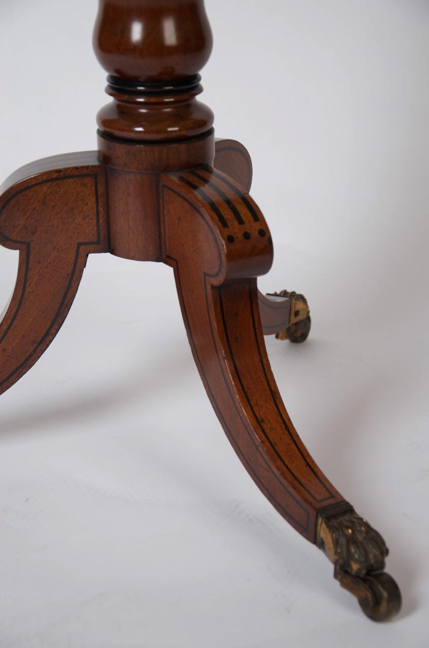 Rare English Regency Period Mahogany Adjustable Reading Table, circa 1820 For Sale 1