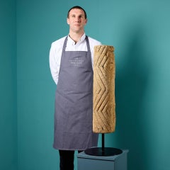 Rare English Romanesque Limestone Column on Stand